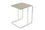 Hanah Home SHB-011-B Mesa Lateral de Metal Taupe 47 x 46 x 57 cm